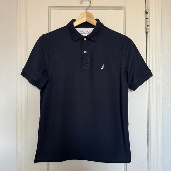 Nsutica Men’s Classic Fit Polo | Size S | Color Navy - Picture 2 of 5